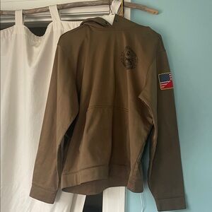 Men's Olive Green Jacket with Patch